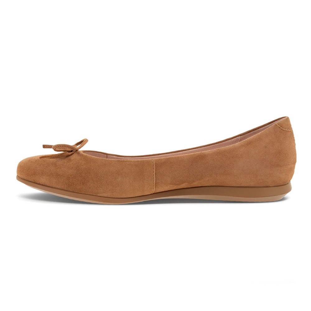 ECCO Womens Ballerinas Brown - Touch 2.0 - ZXR-712356